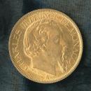 モナコ公国 100フラン金貨 1884年 シャルル3世 UNC