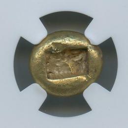 リディア王国 アリアッテス～クロイソス 1/3スターテル金貨 610-546BC NGC AU
