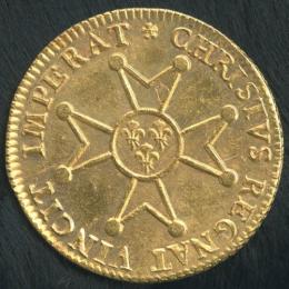 フランス 1 ルイドール金貨 1719年 ルイ15世 FDC　　
