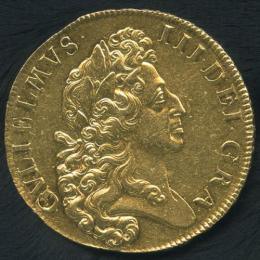 イギリス　5ギニー金貨　1701年　ウィリアム3世　EF　RARE RARE