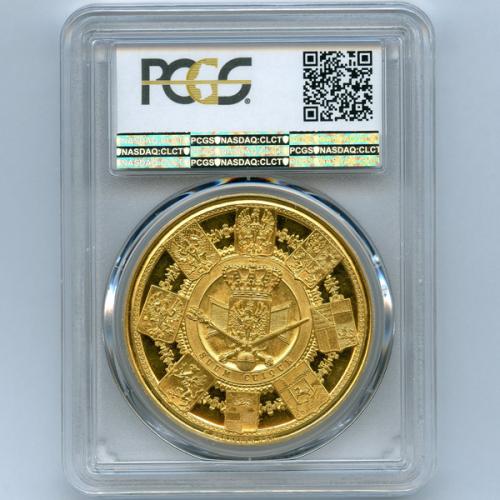 神聖コイン共和国 / ドイツ プロイセン 12ダガット ゴールドメダル 
