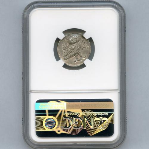 神聖コイン共和国 / バクトリア王国 ドラクマ銀貨 c.3rd Century BC 